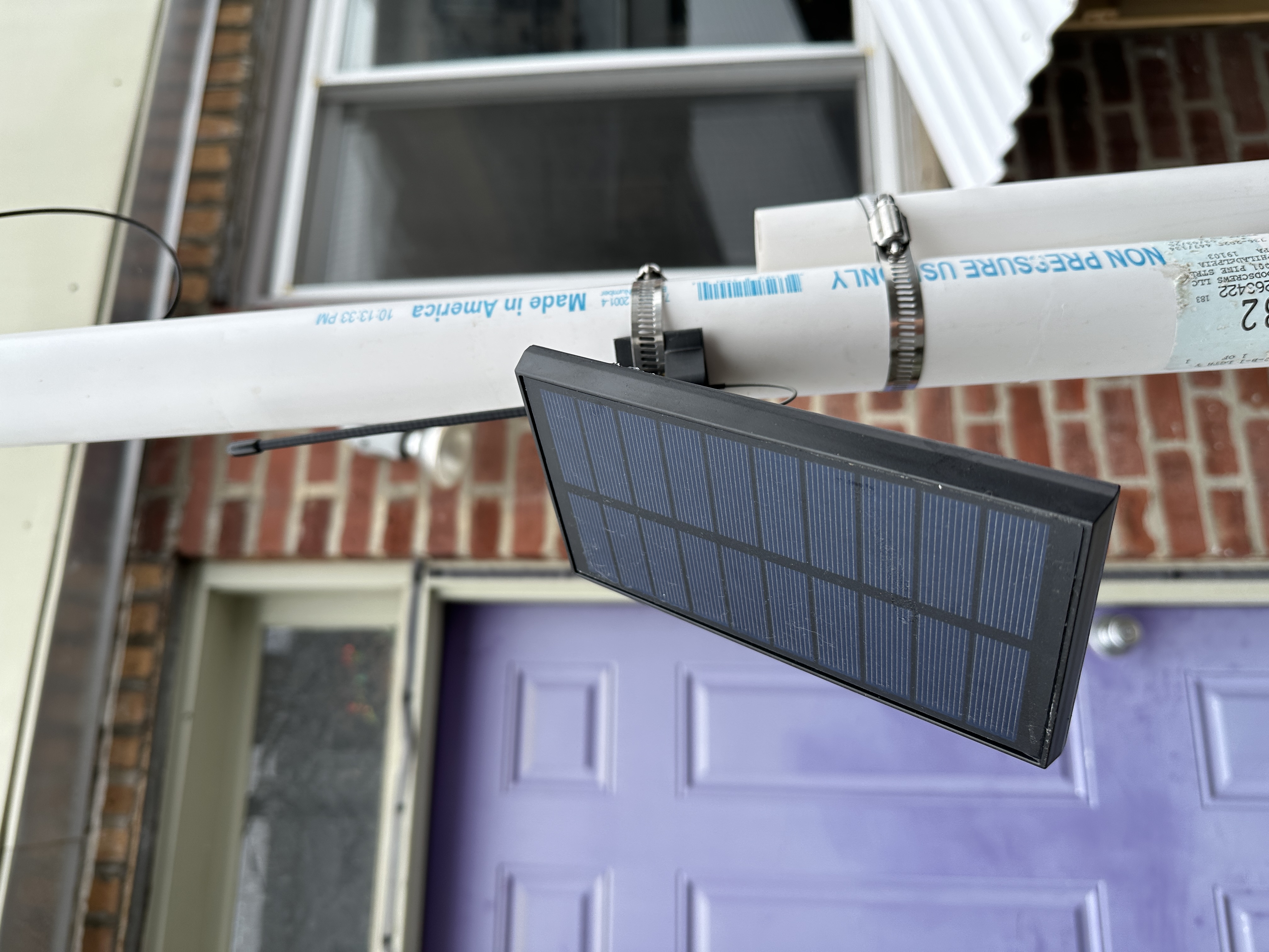 A Harbor Breeze solar light modified to include a Meshtastic node
