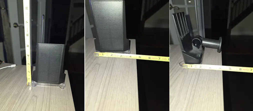 Solar light being measured from different angles