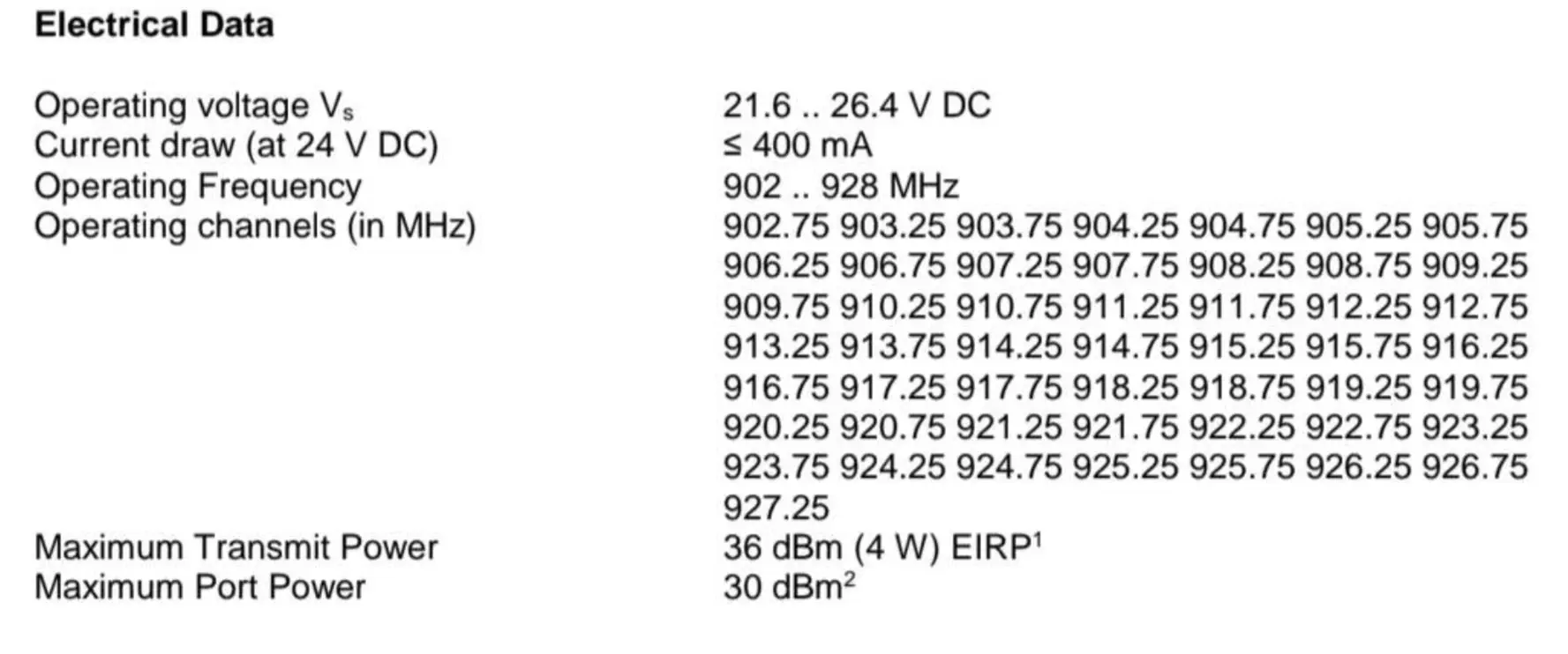RFID Freqs