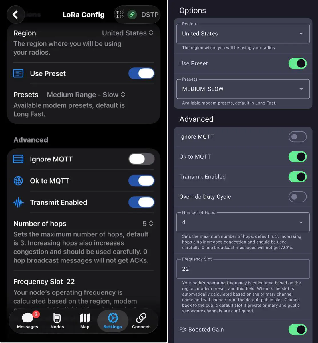 LoRa Config